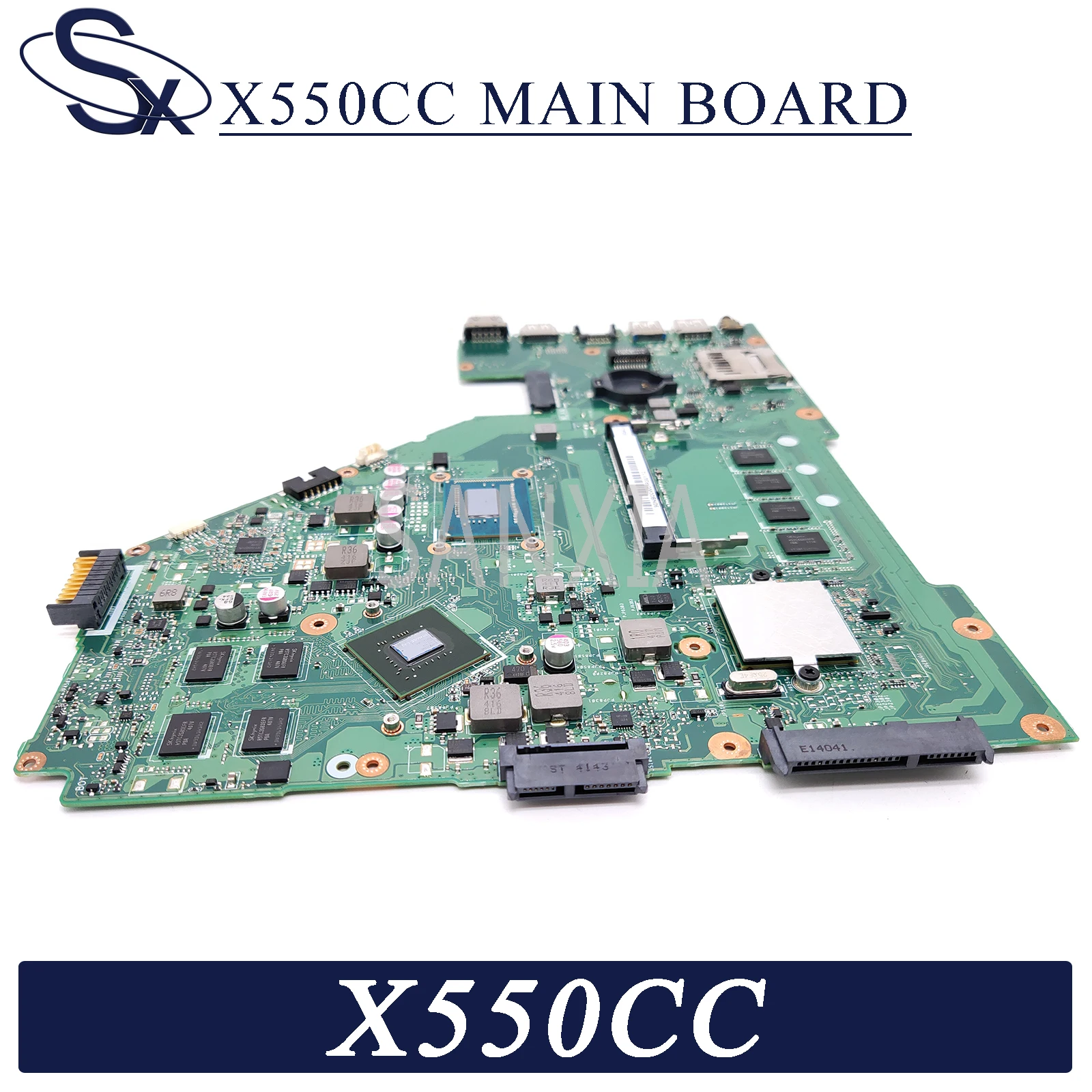 kefu x550cc laptop motherboard for asus x550c a550c x550cl r510c original mainboard 4gb ram i3 3217u gt720m free global shipping