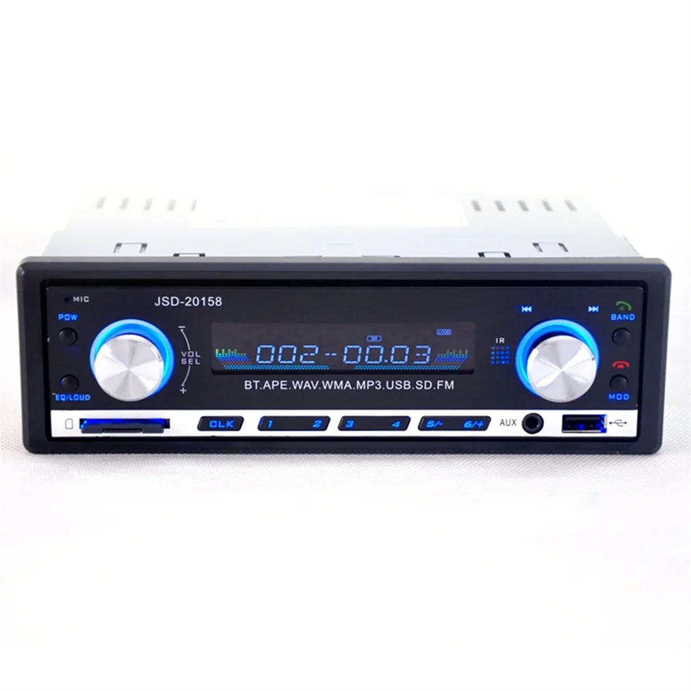 New 12V 60w Car Stereo FM Radio MP3 Audio Player Support Phone with USB/SD MMC Port Electronics In-Dash 1 DIN | Электроника
