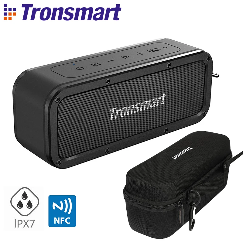 Tronsmart Element Force bluetooth-динамик портативный беспроводной динамик для телефонов с NFC микрофоном IPX7 водонепроницаемый 40 Вт мини-динамик