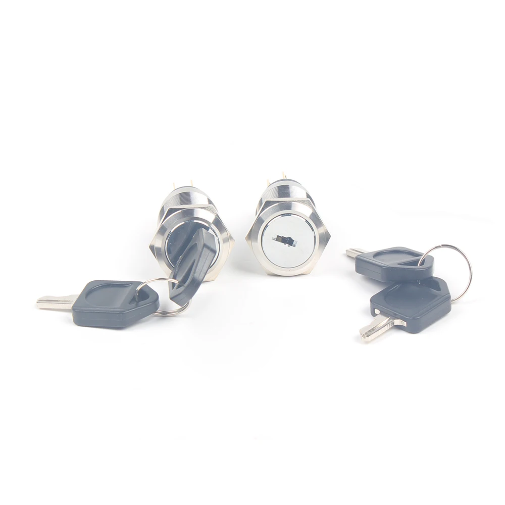 19 мм латунный хромированный ключ металлический водонепроницаемый 2/3 позиционный