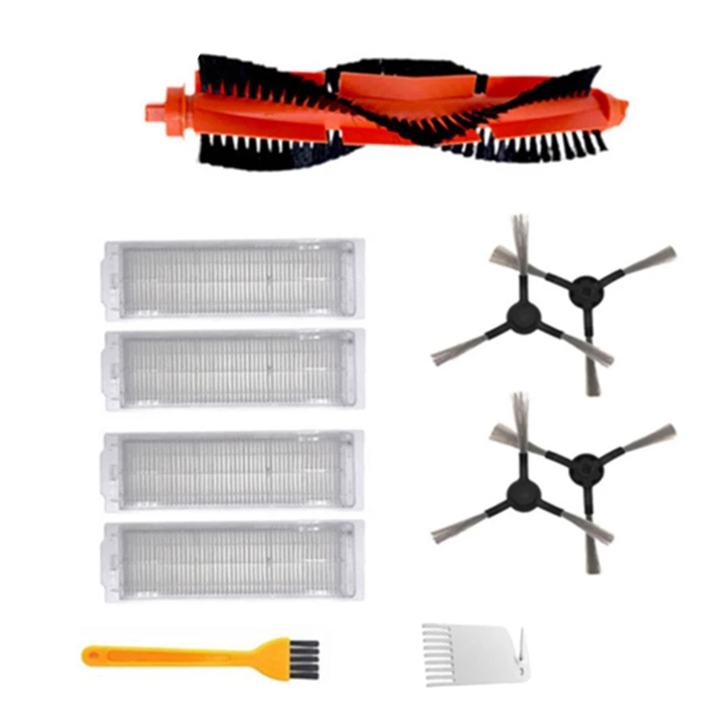 

Набор запасных частей для робота-пылесоса XIAOMI MIJIA STYJ02YM, боковая щетка, HEPA фильтр, основная щетка