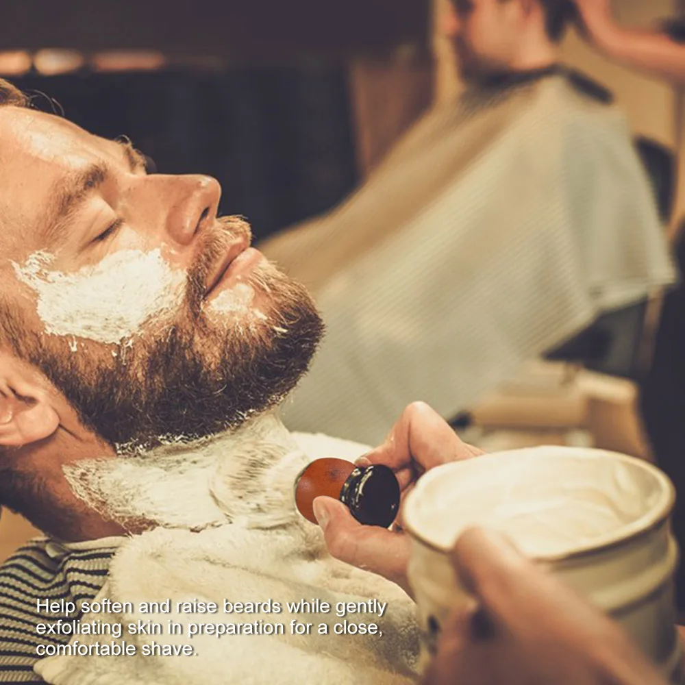 Щетка для бритья салонная щетка лица бритвенная плотный узел | Красота и здоровье