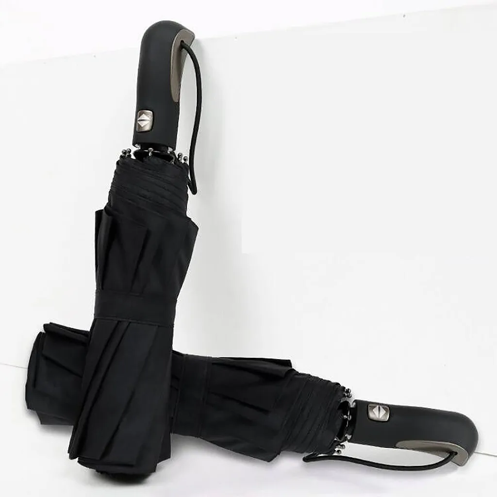 Автоматический зонт с защитой от дождя и ветра складной зонтик 10 костей для