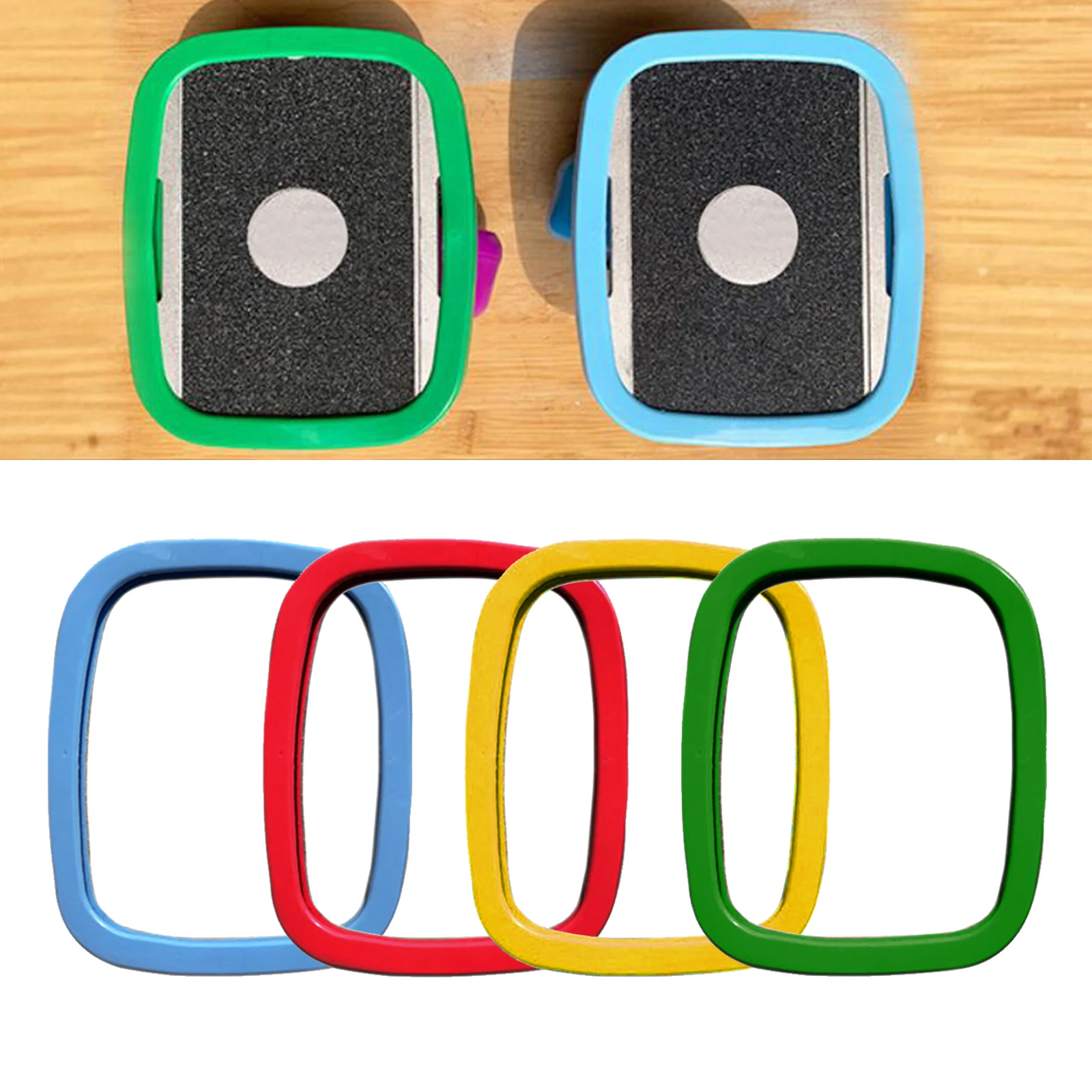 

2pcs PU Roller Road Inline Skates Plate Edge Guard Plate Skates