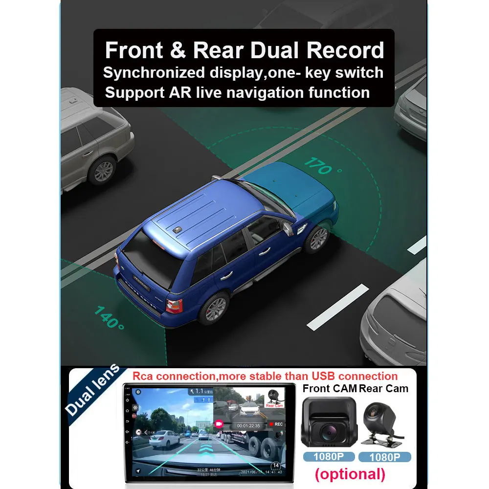 Android 11 For Hyundai Kona Encino 2018-2020 Car Radio Multimedia Video Player GPS Navigation NO DVD 2 Din Octa-Core |