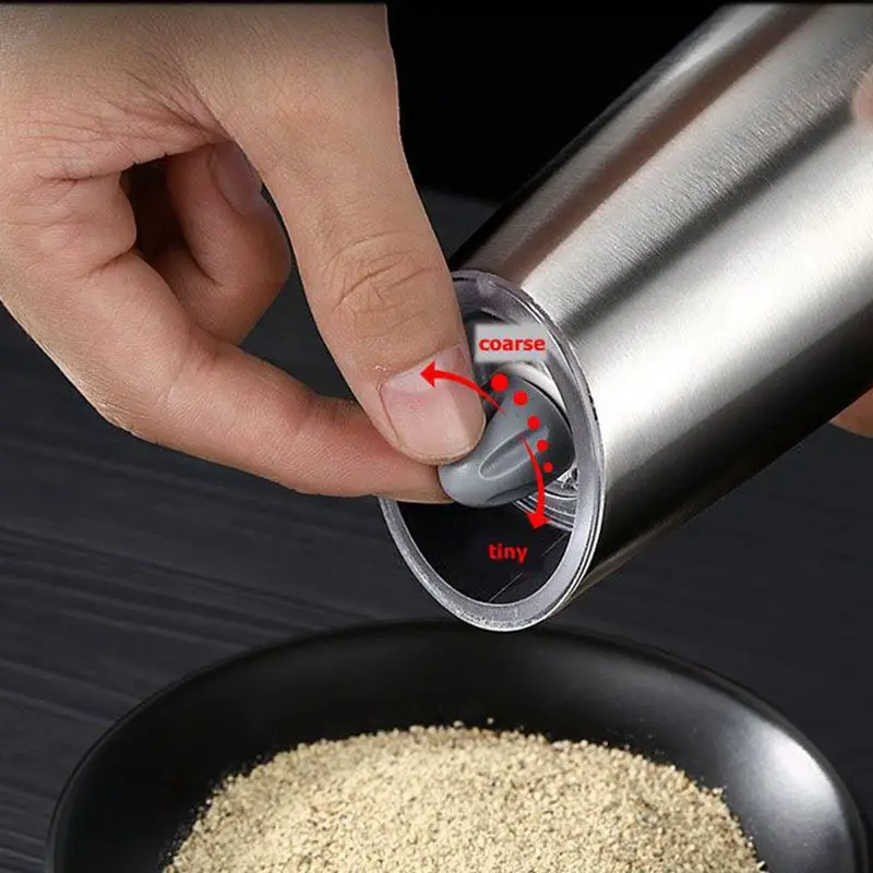 Automatic Salt and Pepper Grinder Gravity Electric Shaker Mill Adjustable Ceramic LED Light for Kitchen Spice Set | Дом и сад