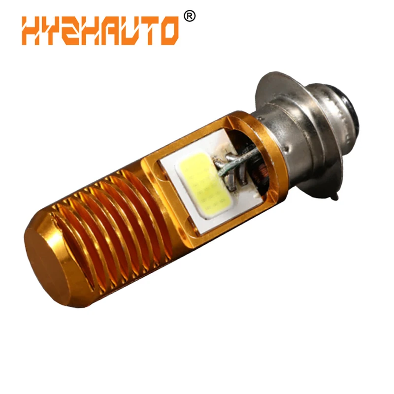 HYZHAUTO 1 шт. H6M PX15D P15D светодиодсветодиодный мотоциклетная лампа для фар белого