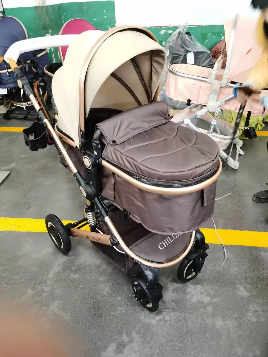 Детская коляска 3 в 1 с системой автомобильных сидений для путешествий