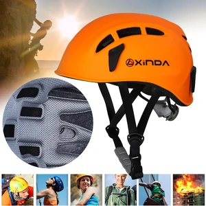 outdoor rock climbing downhill helmet mountain rescue equipment expansion safety helmet caving work helmet free global shipping