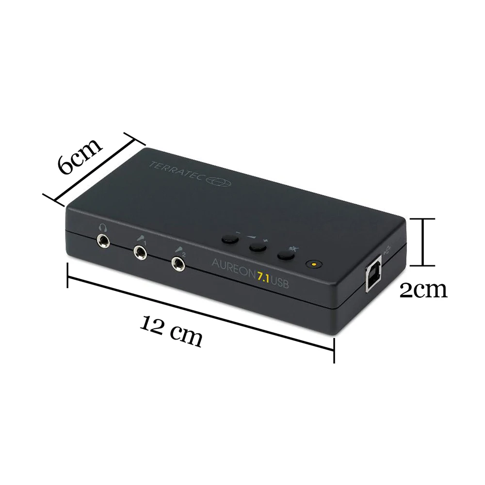 ЦАП HIFI внешняя звуковая карта TerraTec Aeruon 7 1 USB поддерживает каналов с входом и
