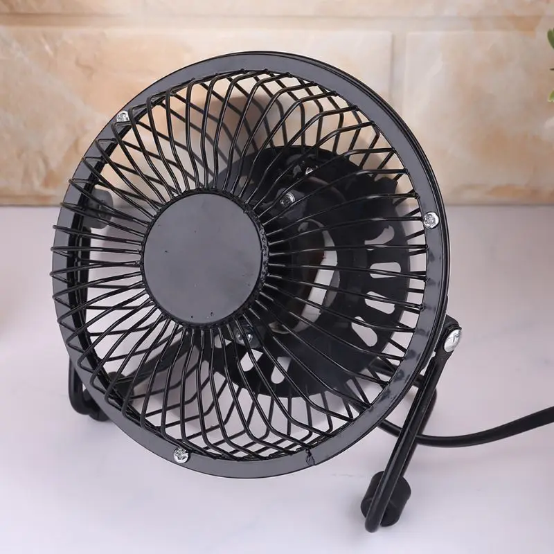 

US EU UK Plug AC 110V 220V Electric Fans Table Metal Fan Small Desktop Fan Suitable for Home and Office Personal Fan 19QE
