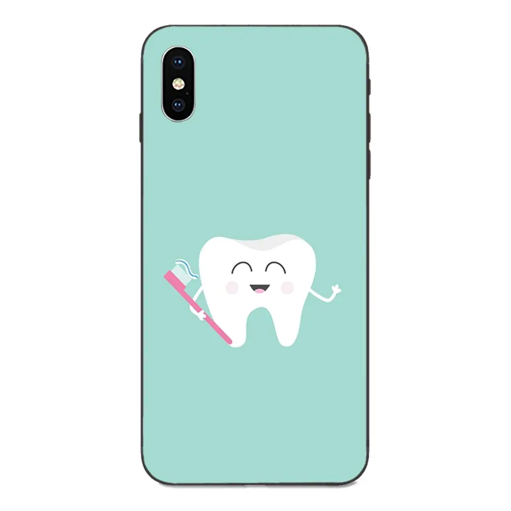 Dental Cute Tooth TPU Protector For Galaxy A10S A20S A2 Core A30S A40S A50S A70S A90 5G M10 M30S M40 Note 10 Plus | Мобильные