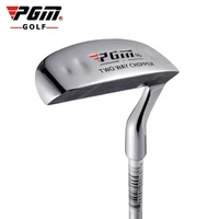 pgm golf double side chipper club stainless steel head mallet rod grinding push rod chipping clubs golf putter men outdoor sport