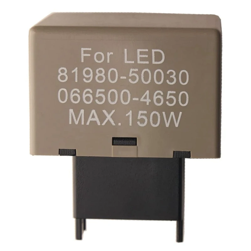 

Car Accessories 8-Pin Electronic Flasher Relay for Toyota Lexus LED Bulb 81980-50030 066500-4650