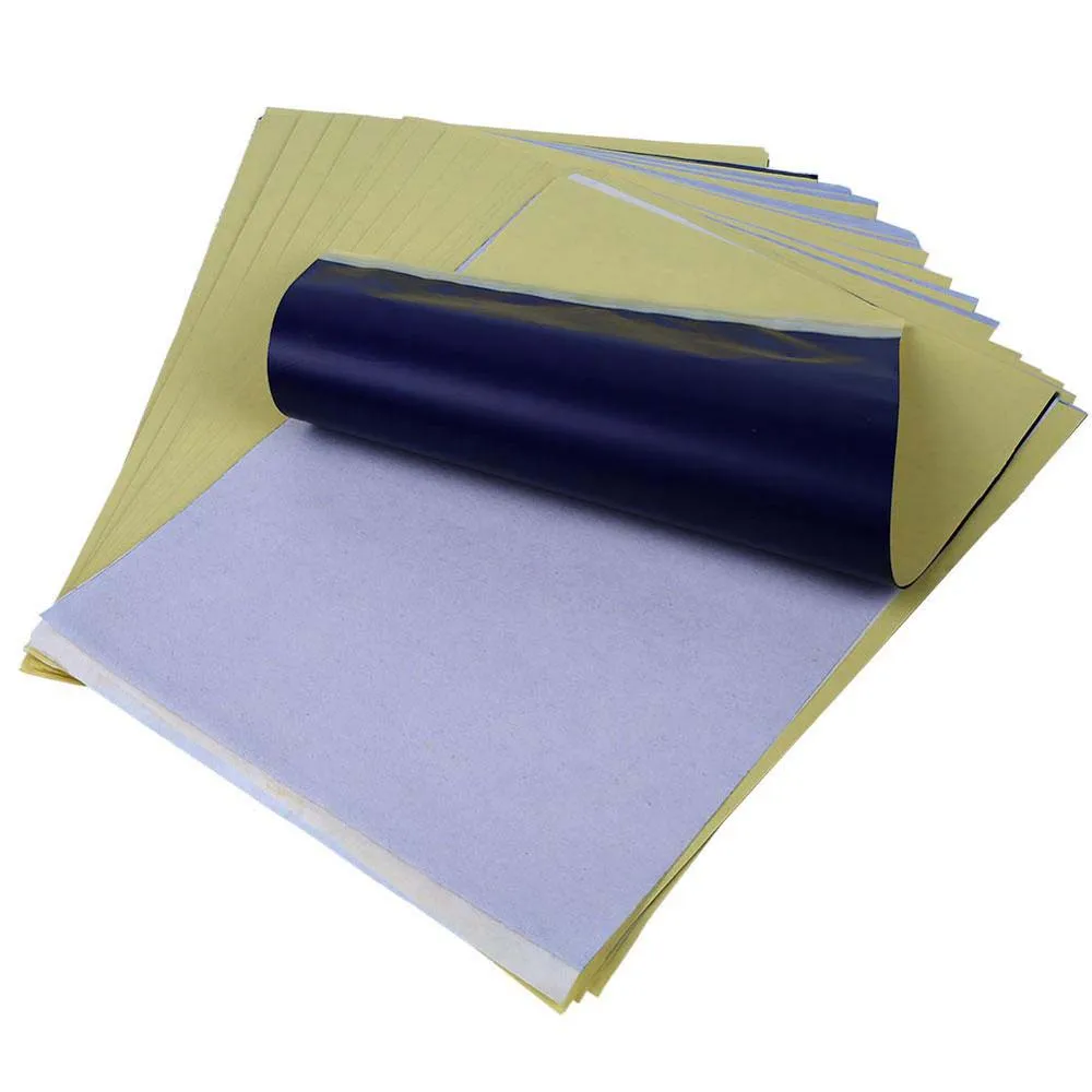1Sheets Tattoo Transfer Paper A4 Size Transfer Tracing Paper Tattoo Carbon Stencil Transfer Paper  Carbon Copier Spirit Carbon