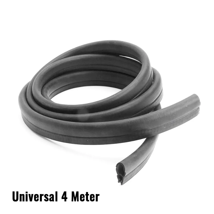 

4m Car Rubber Sealing Strip Anti-collision Car Bonnet Trunk Hood Edge Top EPDM Foam Dustproof Sealed Noise