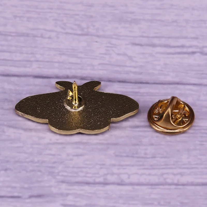 Блестящие жесткие эмалевые булавки в виде небесной Луны с животными красивый