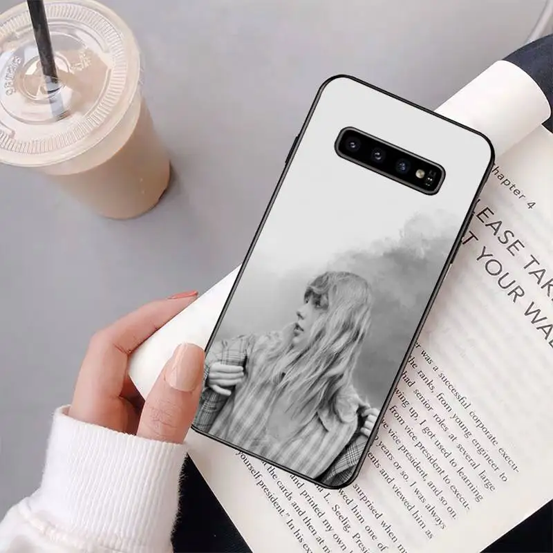 

YNDFCNB Folklore lyrics Phone Case for Samsung S20 Ultra S10 S10e S8 S9 Plus S7 Edge Note 10 9 8 black soft TPU case cove fundas