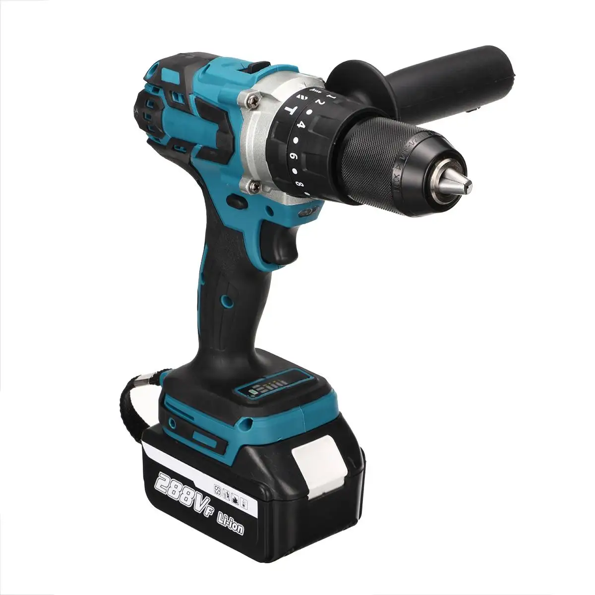 Аккумуляторная ударная дрель 288VF бесщеточная Ударная 19800 мАч 13 мм для