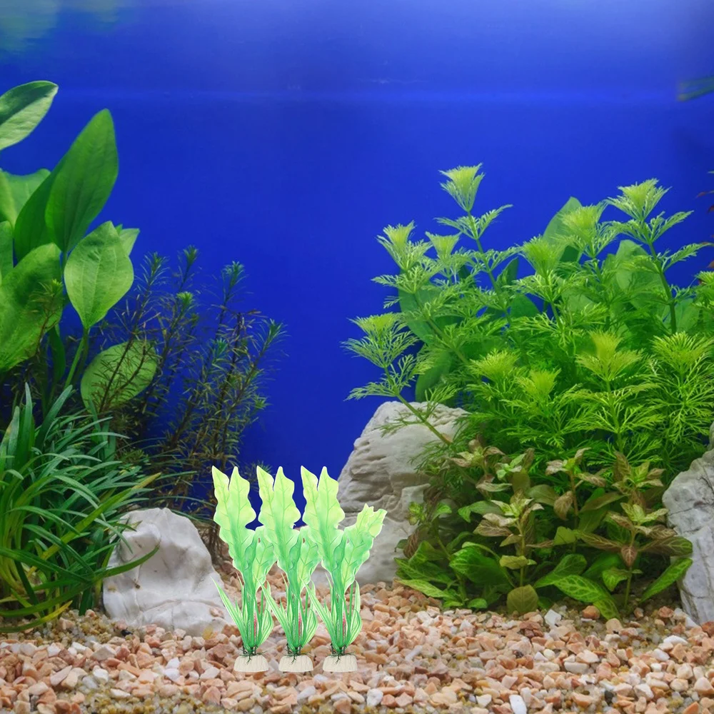 

10Pcs Fish Tank Artificial Plants Fake Landscape Decorative Aquarium Ornaments