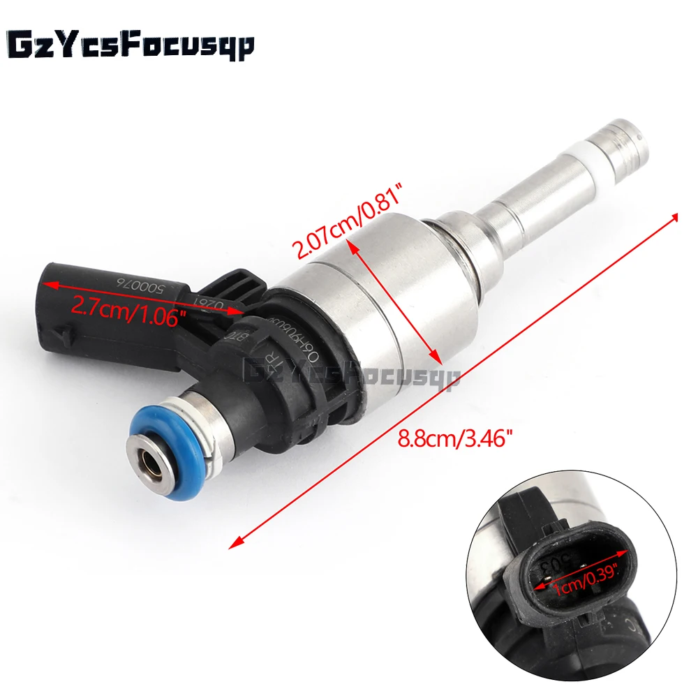 Топливный инжектор 4x 06H906036P 0261500162 для VOLKSWAGEN AUDI BEETLE CC PASSAT A3 A4 A5 A6 Q3 Q5 2.0L L4|Топливный