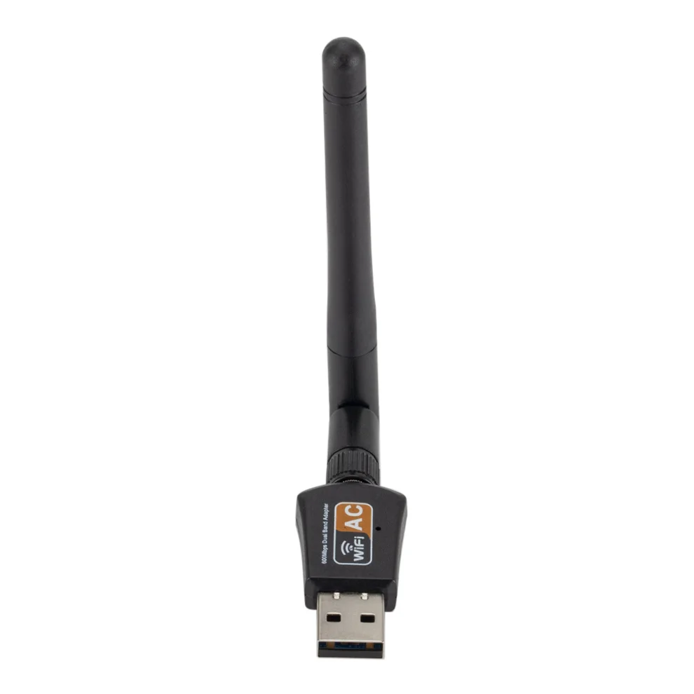 LccKaa USB Wi-Fi-адаптер 5 0 ГГц + 2 4 Wi-Fi-Приемник Высокая скорость 600 Мбит/с Wi-Fi-антенна