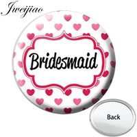 youhaken bridesmaid for lovers valentines day gift one side mini pocket mirror portable makeup vanity hand travel purse mirror