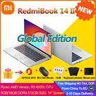Ноутбук Xiaomi RedmiBook 14 II, AMD Ryzen Edition 5- 4500U, 8 ГБ16 ГБ, DDR4, 512 Гб SSD, 14-дюймовый полноэкранный FHD экран, сверхтонкий Металлический корпус Win10