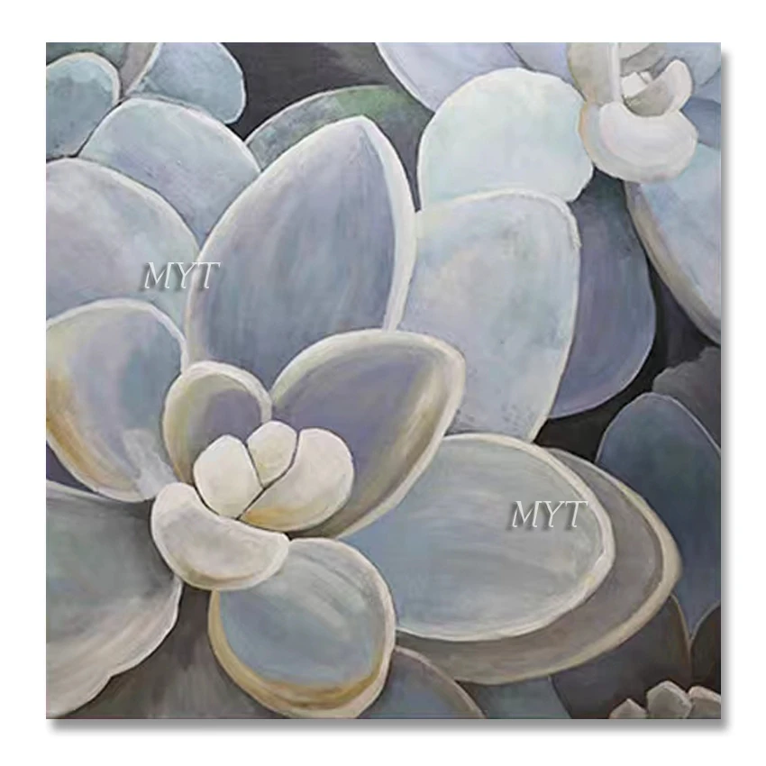 

No Framed Hand Painted Modern Fine Art Large Wall Painting Living Room Decoration Flower Oil Painting On Canvas Wall Art Pictur