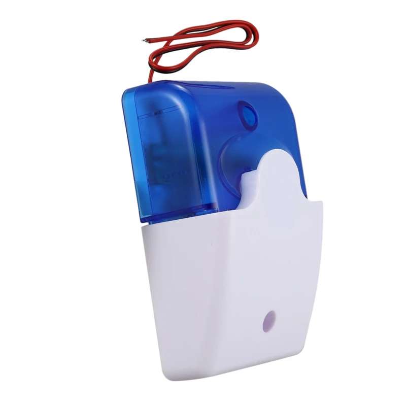 Hot 3C-Mini Wired Strobe Warning Siren Durable Dc 12V Sound Alarm Flashing Light Horn Home Security System 115 |