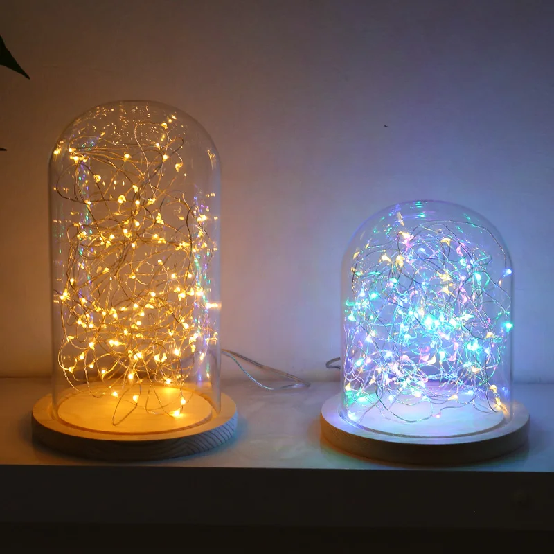

Bottle Lamp1-5M LED Battery Powered String Fairy Lights Copper Wire Baby Shower Birthday Ramadan Wedding Decor Home String Light