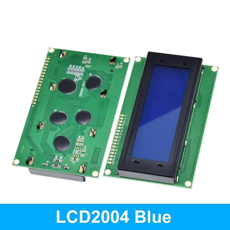 ЖК-дисплей 2004 + I2C 20x4 2004A синий/зеленый экран HD44780 символьный ЖК-дисплей/w IIC/I2C