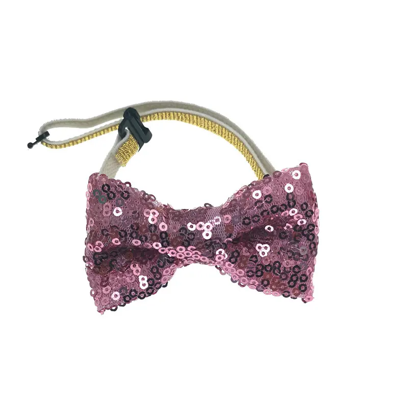 pink Забавный товар для животных для Аксессуары для кошки, собаки кошки галстук-бабочка для собаки для Pets'Birthday подарок на год Головные уборы декор кошка аксессуаров для домашних питомцев собак - Цвет: pink