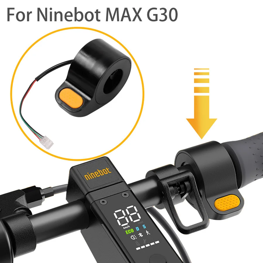 

Electric Scooter Handlebar Finger Brake Button Throttle Button For Ninebot Max G30 E-scooter Replacement Parts Accessory