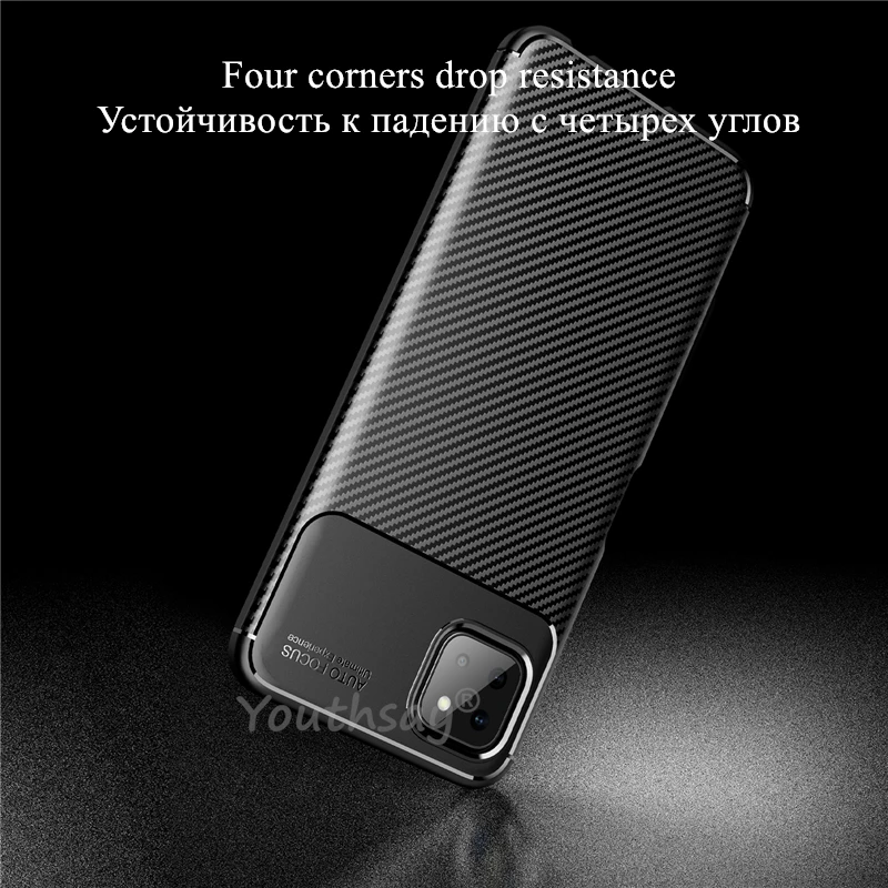 for samsung galaxy a22 case for samsung a22 cover rubber carbon silicone fundas protective soft case for samsung galaxy a22 5g free global shipping