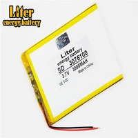 size 3075100 3 7v 3000mah lithium tablet polymer battery with protection board for tablet pcs pda digital products