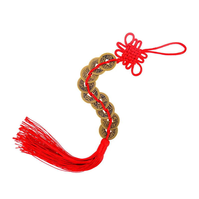 1 набор из 9 монет китайские монеты фэн шуй для богатства и успеха счастливый