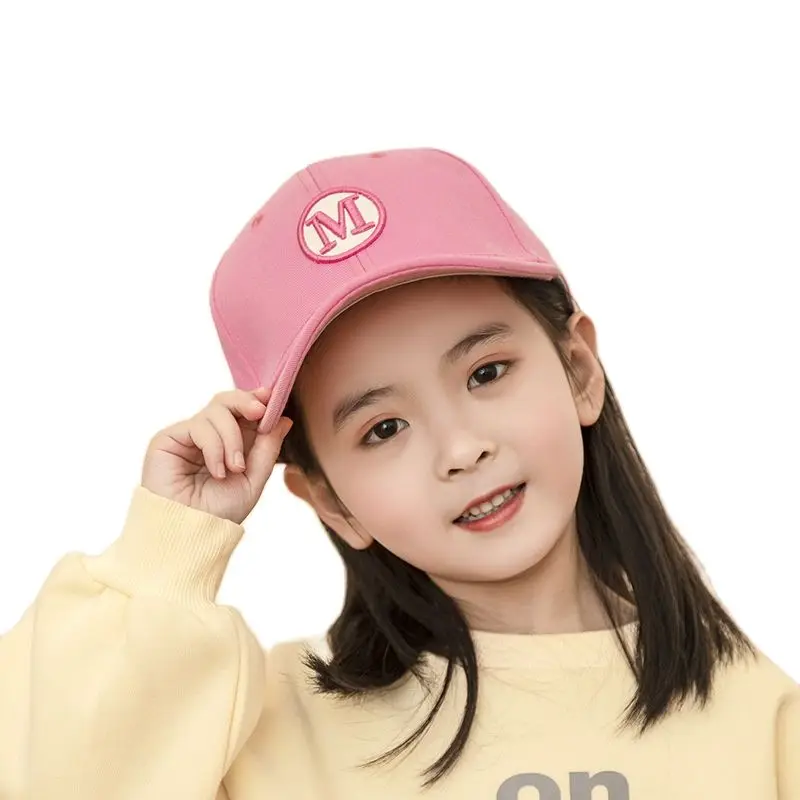 

Spring Summer Children's Baseball Cap Embroidered Letters Boys and Girls Sun Hat Sports Casual Cotton Adjustable Snapback Cap