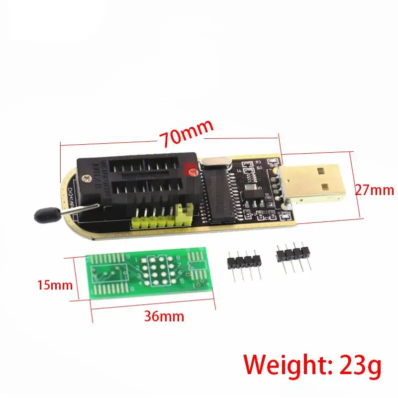 USB-программатор CH341A 24 25 серия EEPROM Flash BIOS с программным обеспечением и Драйвером |