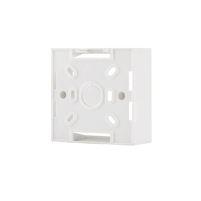 

86 Type 2 Gang 3 Gang 4 Gang Switch Socket Base Outfit Junction Box Surface Mount Bottom Box Wall Switch Socket Dark Box White