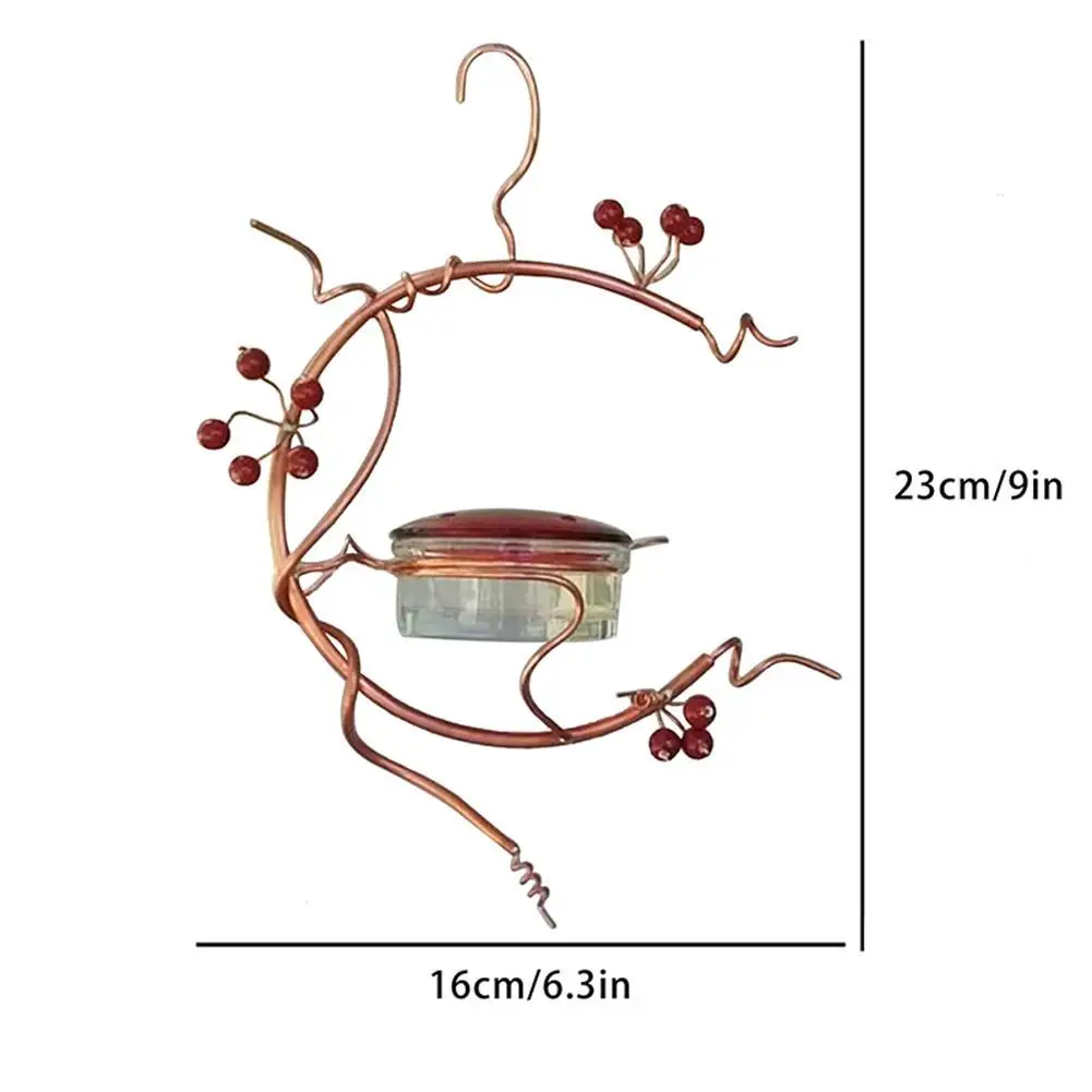 

Colorful Outdoor Bird Feeder metal Hanging Wild Bird feeder garden house decor Vintage Bird food Supplie Container Appliance