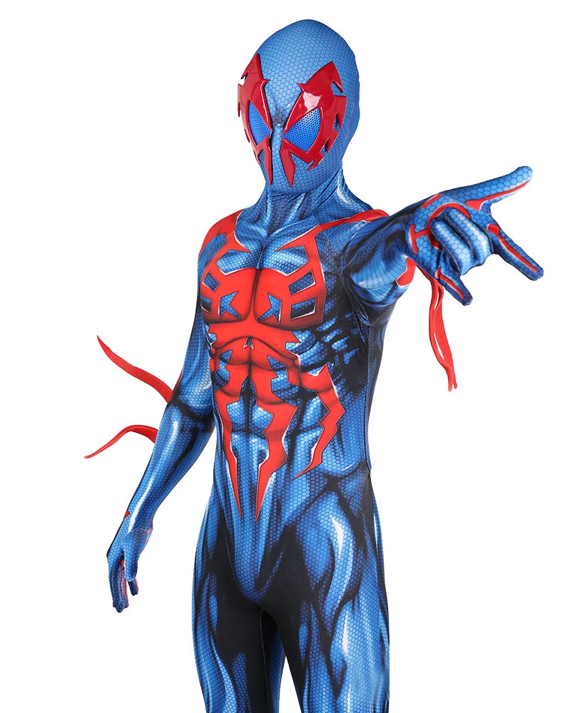 

Костюм для косплея Across the Spider Verse 2099, костюм Мигеля о'хары, мужской костюм супергероя зентай, костюмы на Хэллоуин для взрослых и детей