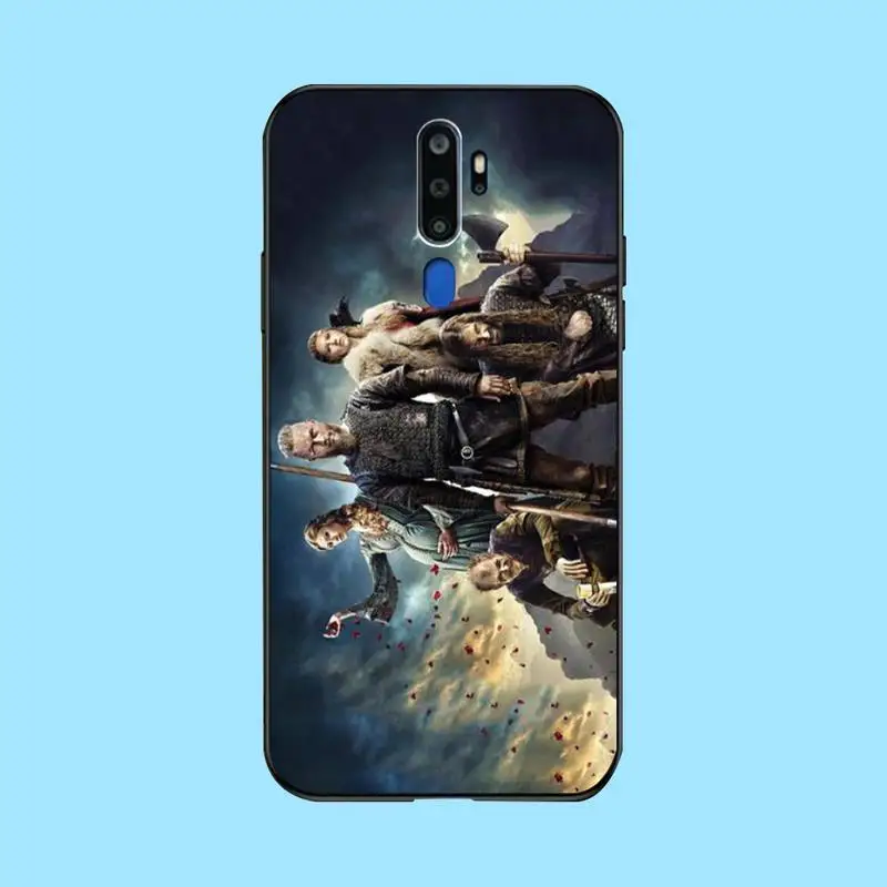 PENGHUWAN ТВ Рагнар из викингов Лодброк TPU черный чехол для телефона Корпус Oppo A5 A9 2020