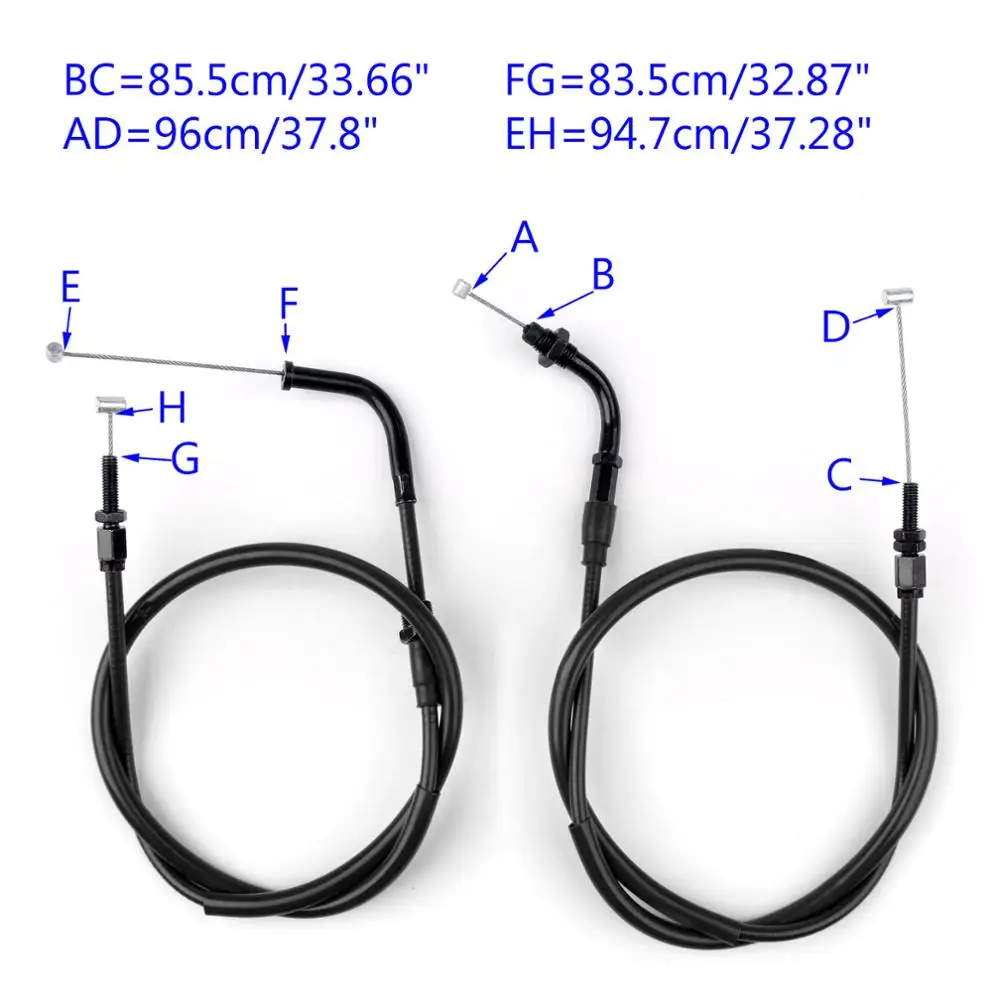 

Artudatech Motor Throttle Cable Push/Pull Wire Line Gas For Honda CB400 VTEC 1999-2012 Motorcycle Accessories Parts