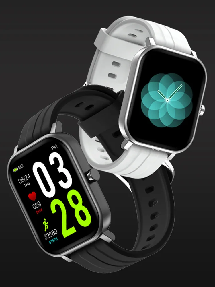 

2021 Hot Sale Smart Watch 1.69 Inch Screen 24 Exercise Modes Heart Rate Monitor Call Messages Reminder Sport Watch Men & Women