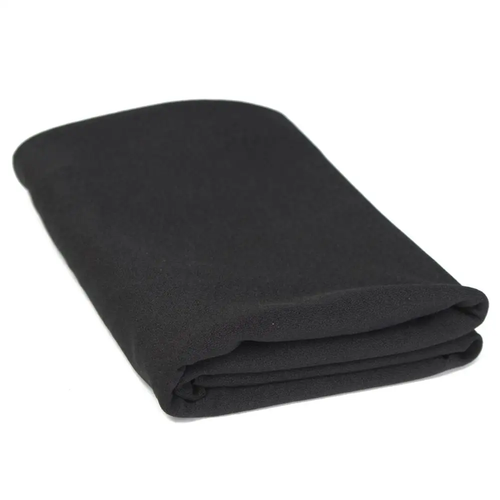 LEORY черный динамик гриль Защитная ткань стерео гилль сетка Толстая 1.6mx0.5 |