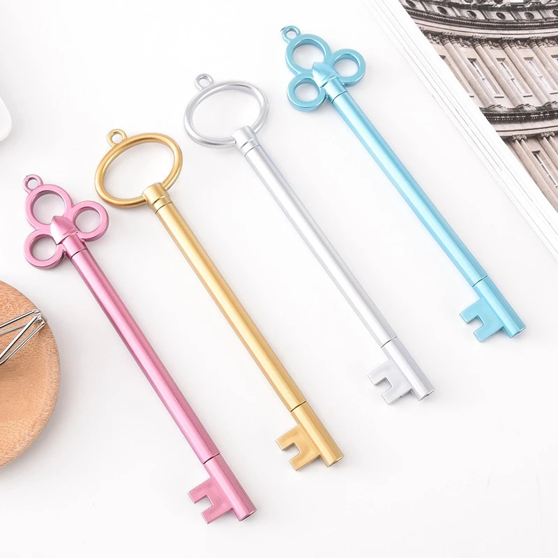 60 шт./лот гелевые ручки с мультяшным ключом Новинка шариковые 0 5 мм Шариковые