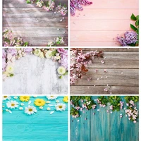 vinyl custom photography backdrops props spring flower wood board photo studio background 21318mb 58