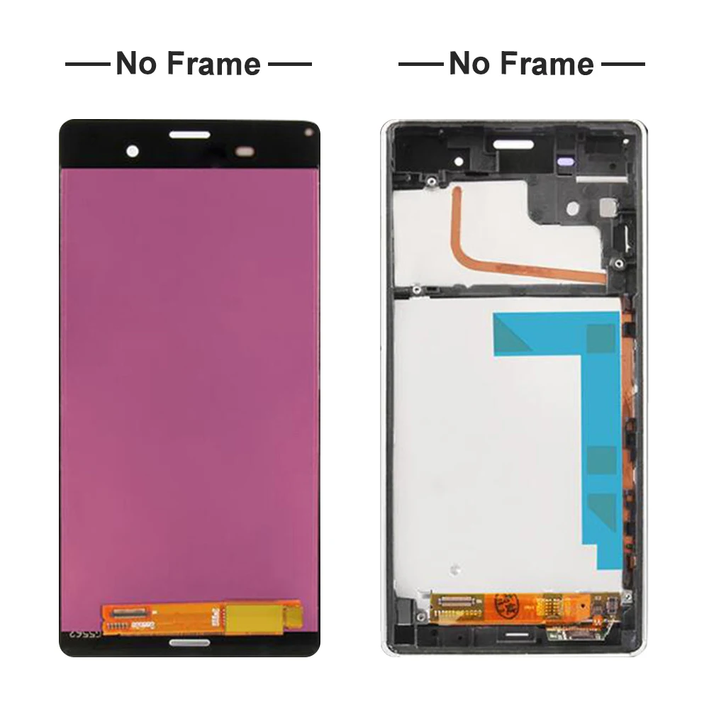 5 2 &quotОригинальный ЖК-дисплей Z3 для SONY Xperia сенсорный экран с рамкой Dual D6633 D6603 |