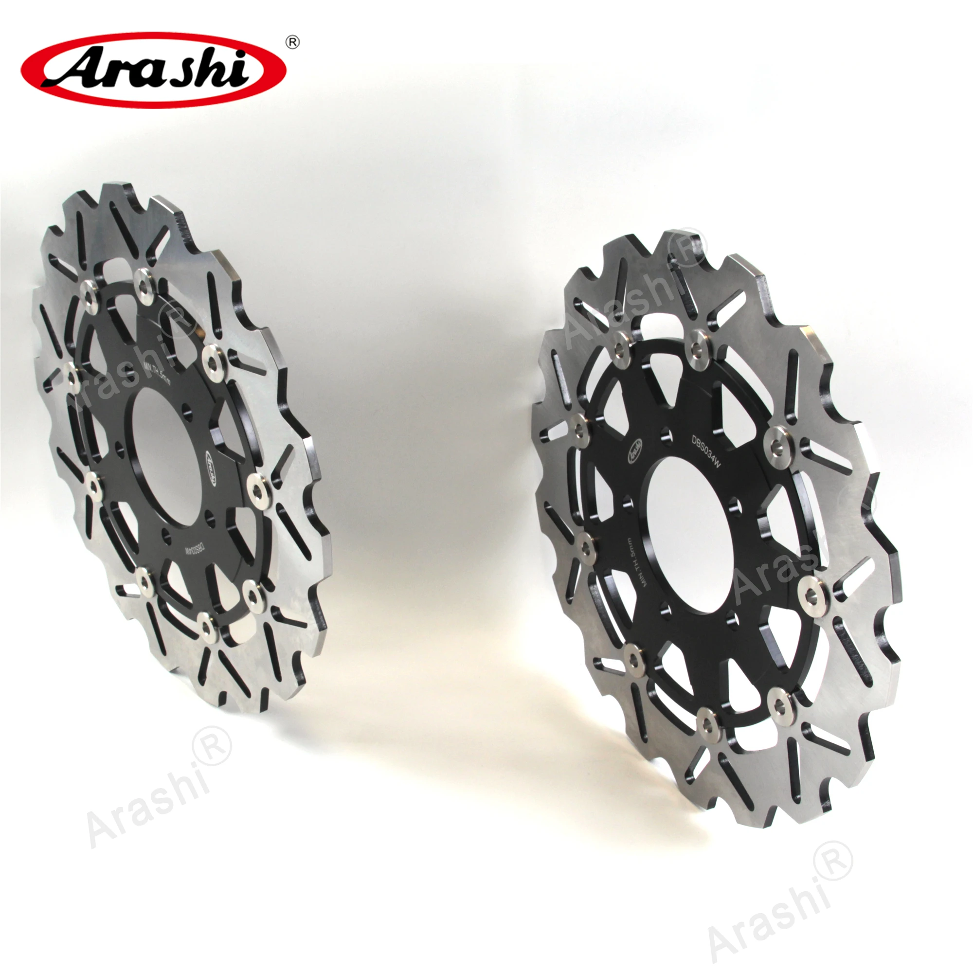 Arashi для KAWASAKI ZX10R 2004 2007 CNC плавающие передние тормозные диски 2005 2006 NINJA ZX 10R Z750R Z750 Z1000